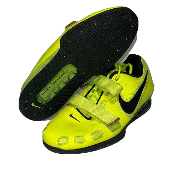 Nike Romaleos 2 Weightlifting Shoes Mens Size 11 Volt Green Black 476927-730 main image 11